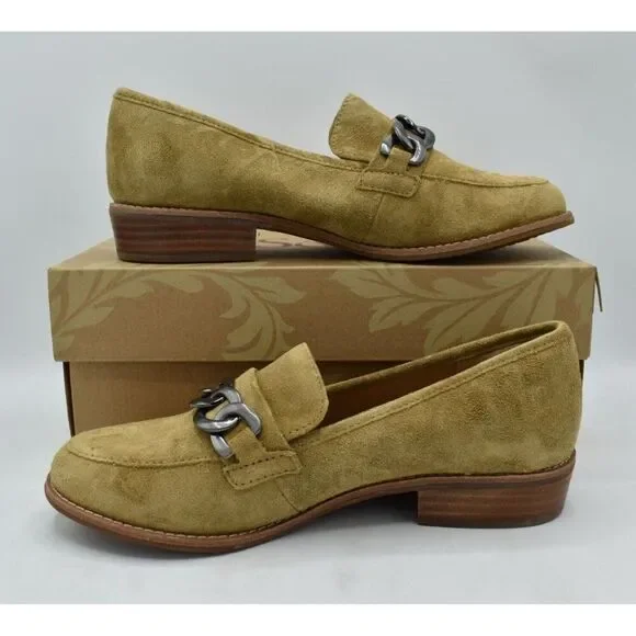 Sofft Womens Size 7.5 Nevara Hazelwood Suede Slip On Loafers Shoes - Picture 4 of 12